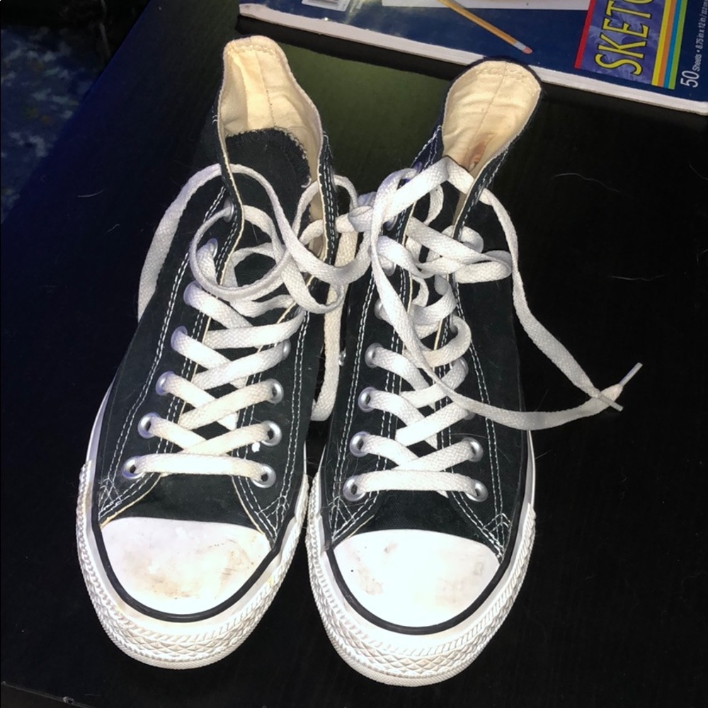 Converse Chuck Taylor black lace up 8.5 womens